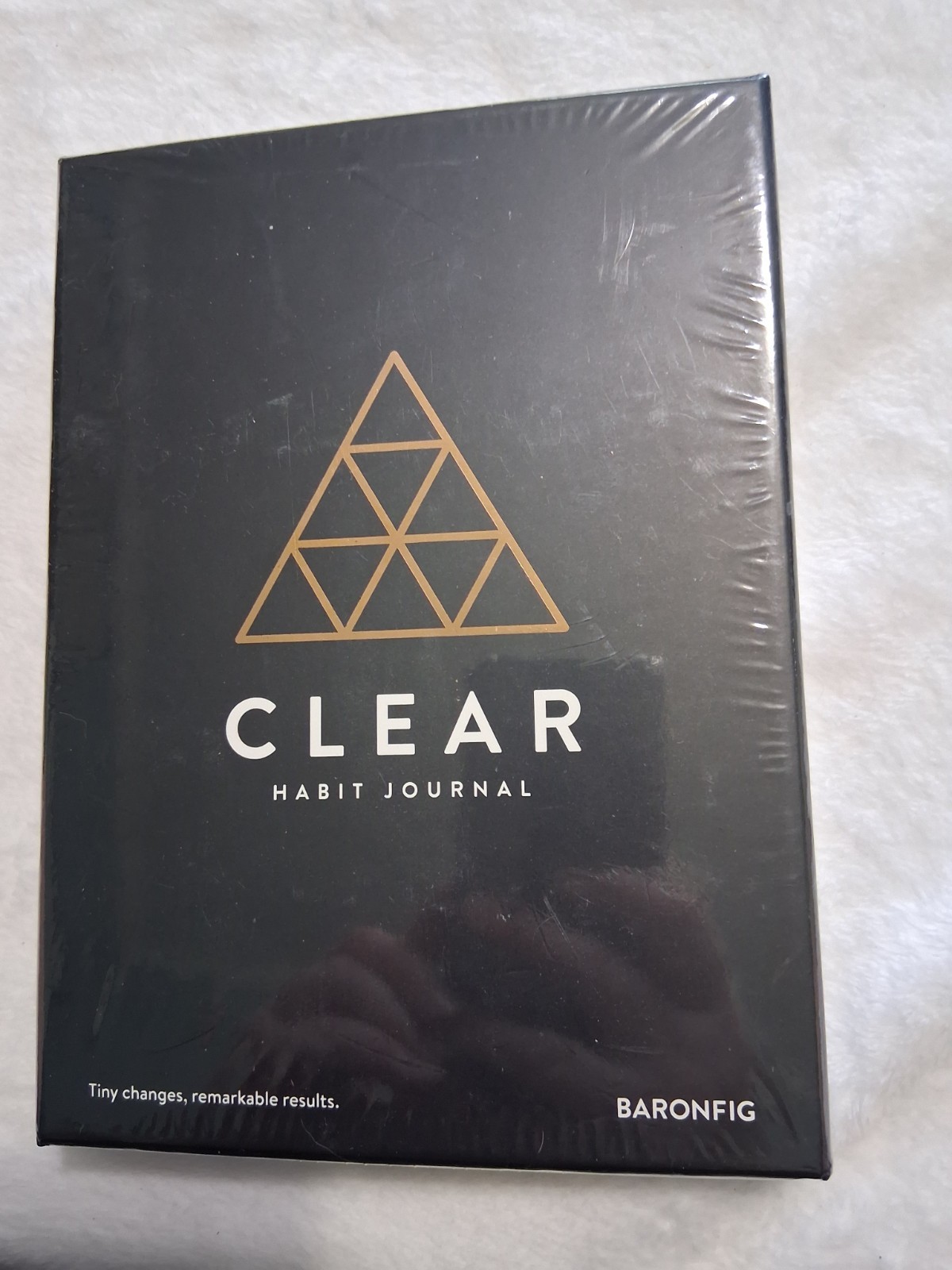 Baronfig Clear Habit Journal Book Sealed Box Black Flagship James Clear NIP NEW