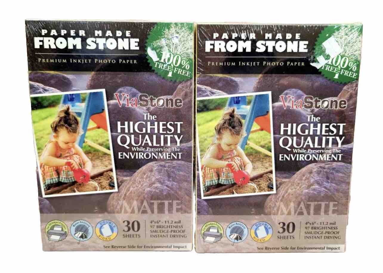 60 Sheets Eco Friendly Premium Inkjet 4″ x 6″ Photo Paper Matte Finish (2 PACK)