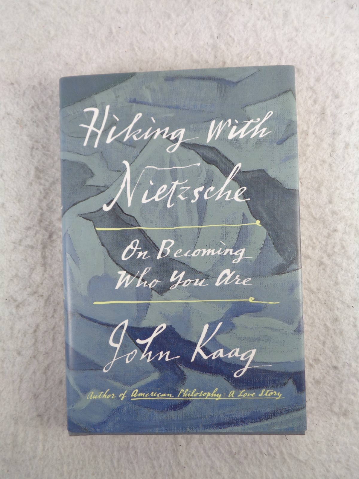 Hiking with Nietzsche On Becoming Who You Are John Kaag HC DJ 1st Ed 2018 Book