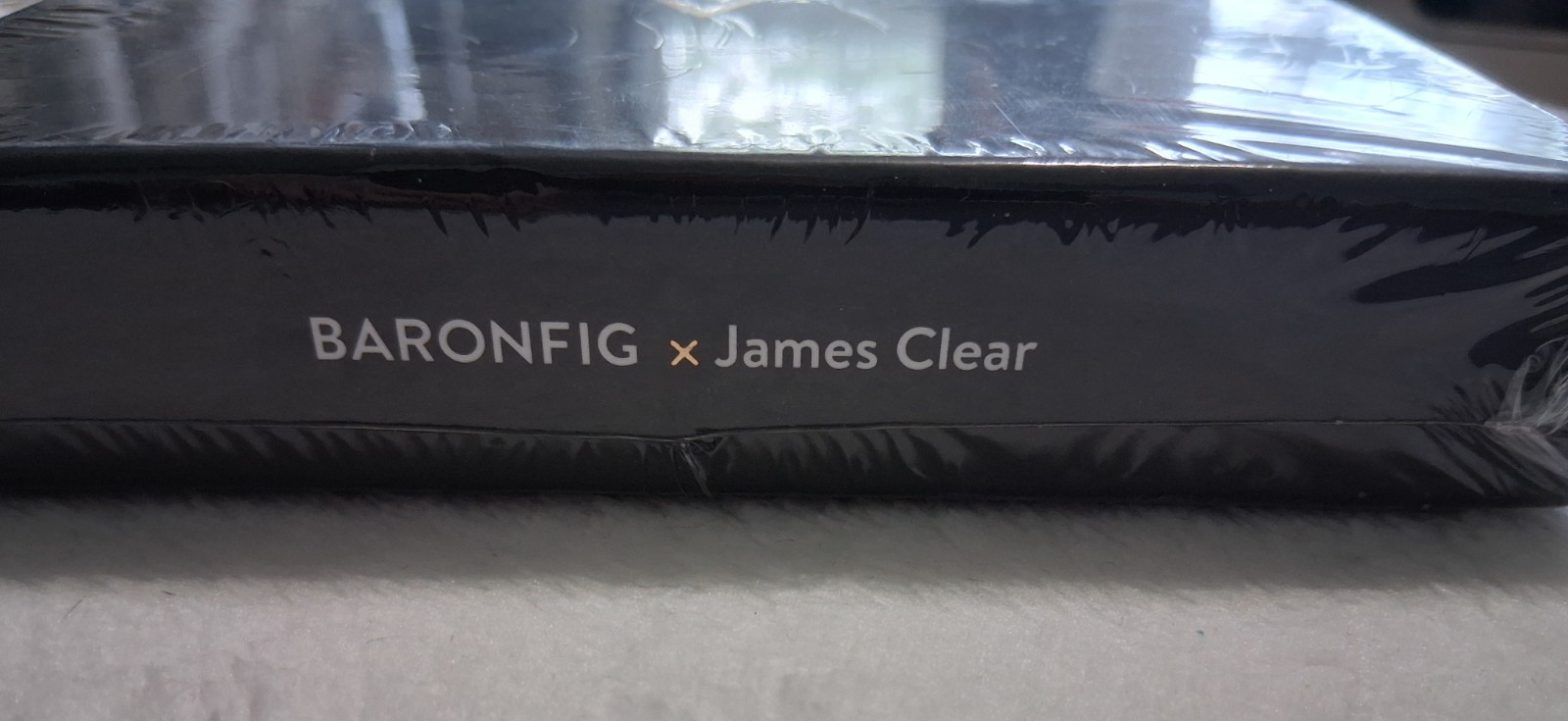 Baronfig Clear Habit Journal Book Sealed Box Black Flagship James Clear NIP NEW