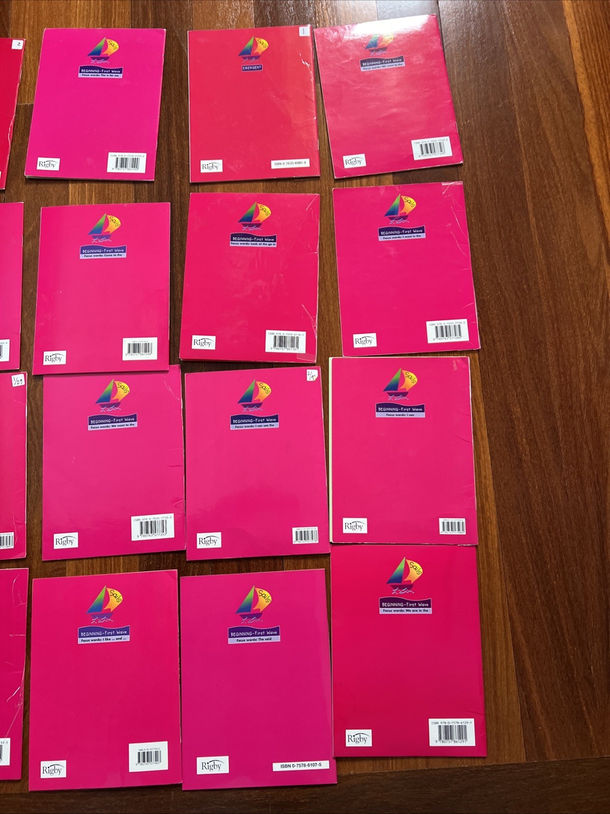 Lot of 22 Rigby Sails PM Books Leveled Readers Homeschool Beginner Reader Sight