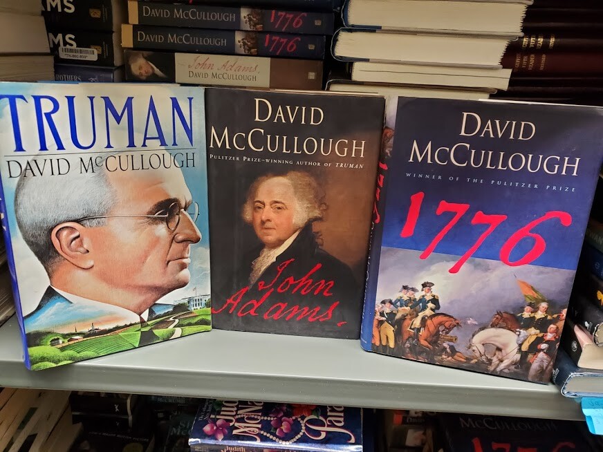 Lot Of 6 David McCullough Books – 1776, John Adams, Truman, Wright Brothers…