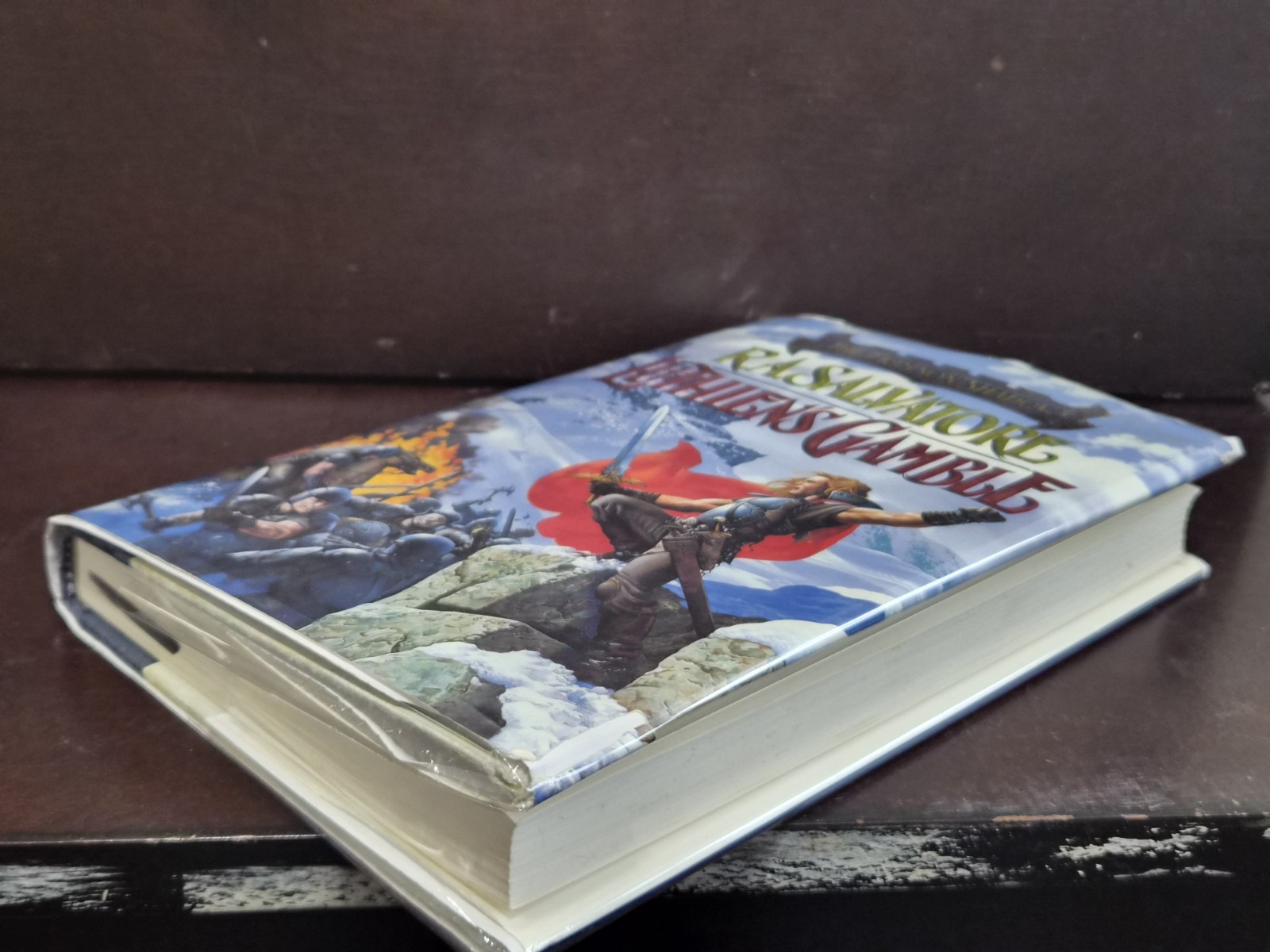 Luthien’s Gamble R.A. Salvatore 1996 1st Ed 1st Printing HCDJ VG Mylar