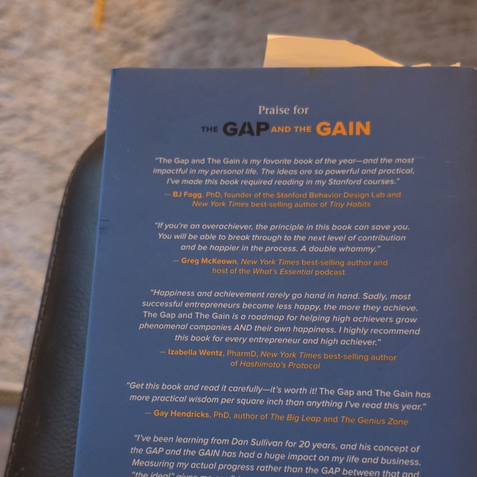 HAY House Gap and the Gain Dan Sullivan Benjamin Hardy Hardcover Self-Help 2021
