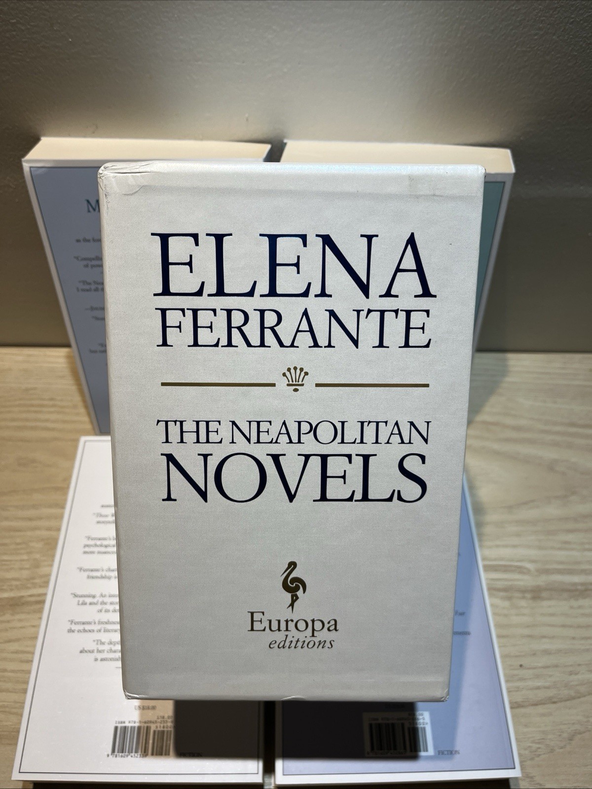 The Neapolitan Novels box set by Elena Ferrante(Europa Editions,trade paperback)