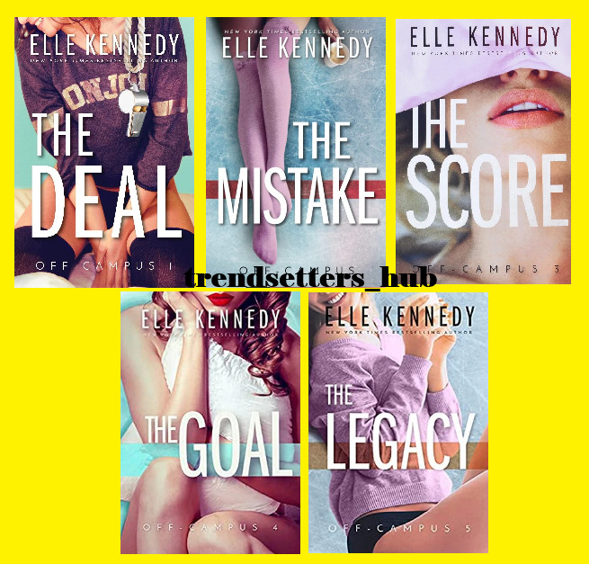Elle Kennedy Off Campus Series 5 Books Collection Set (The Deal, Mistake, Score.