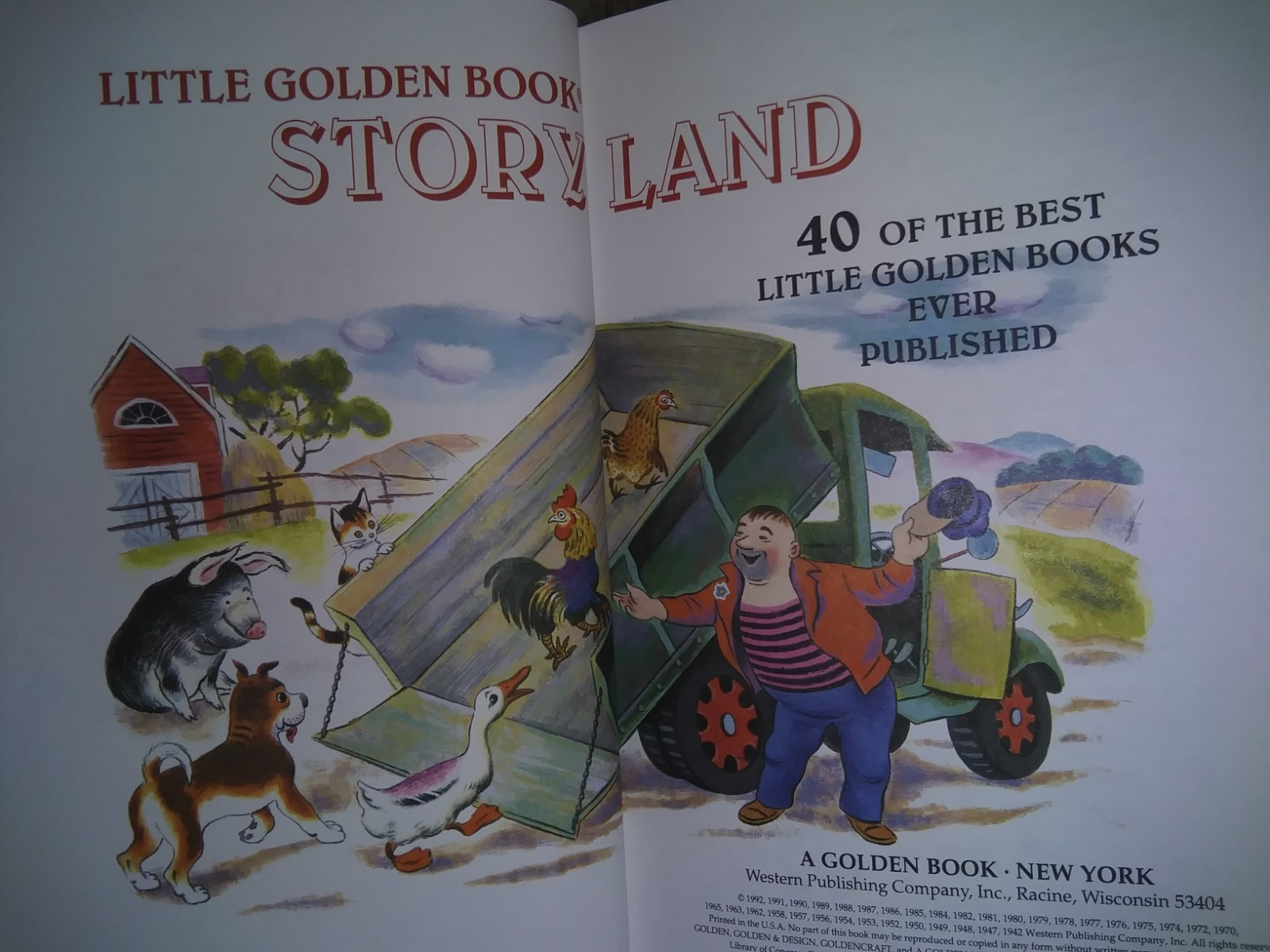 Little Golden Book Story Land 40 Best Stories Childrens Kids Hardcover 256 Pages