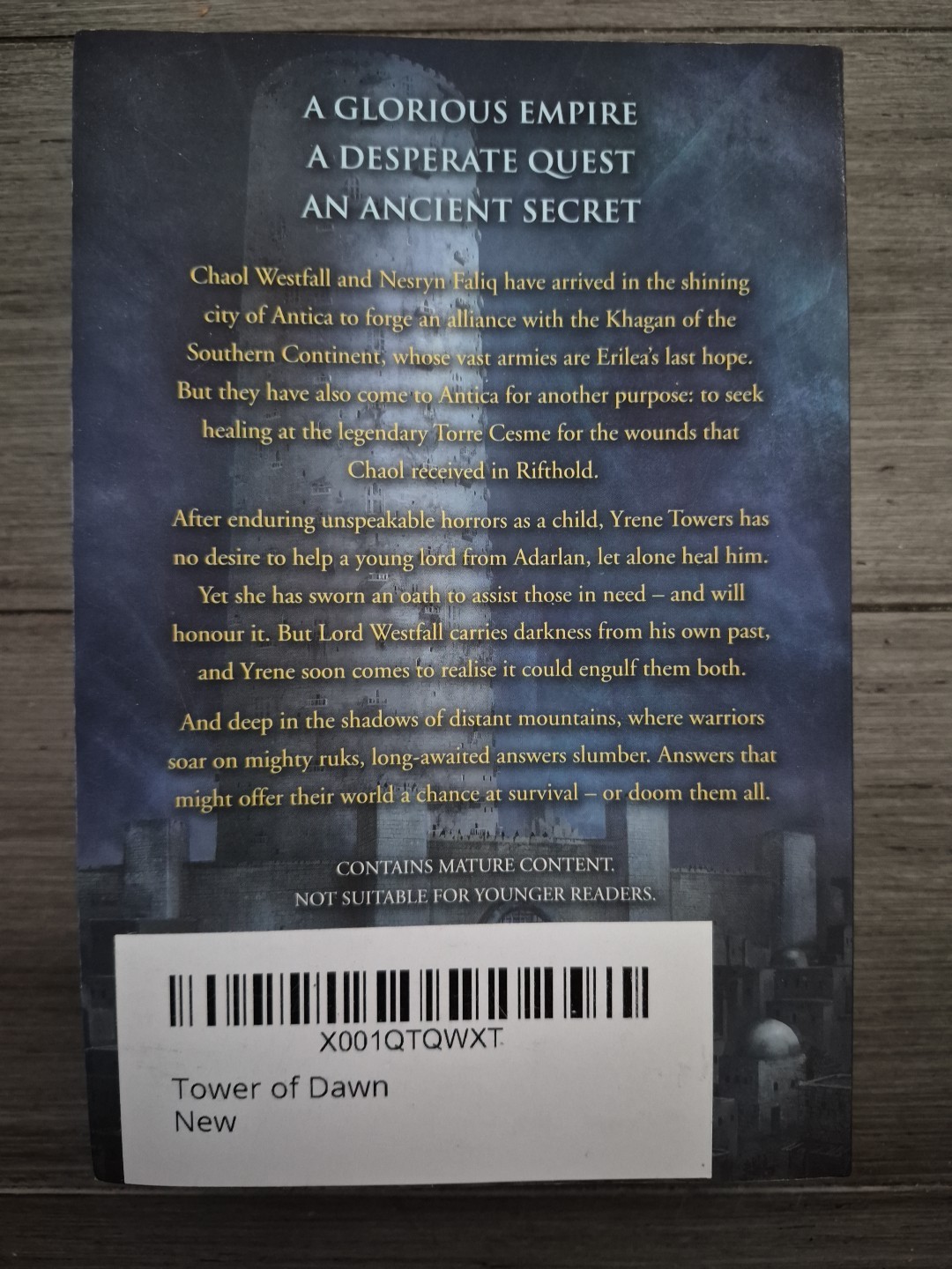 Tower of Dawn by Sarah J. Maas (Paperback, 2017) First Print RARE BOUND IN INDIA
