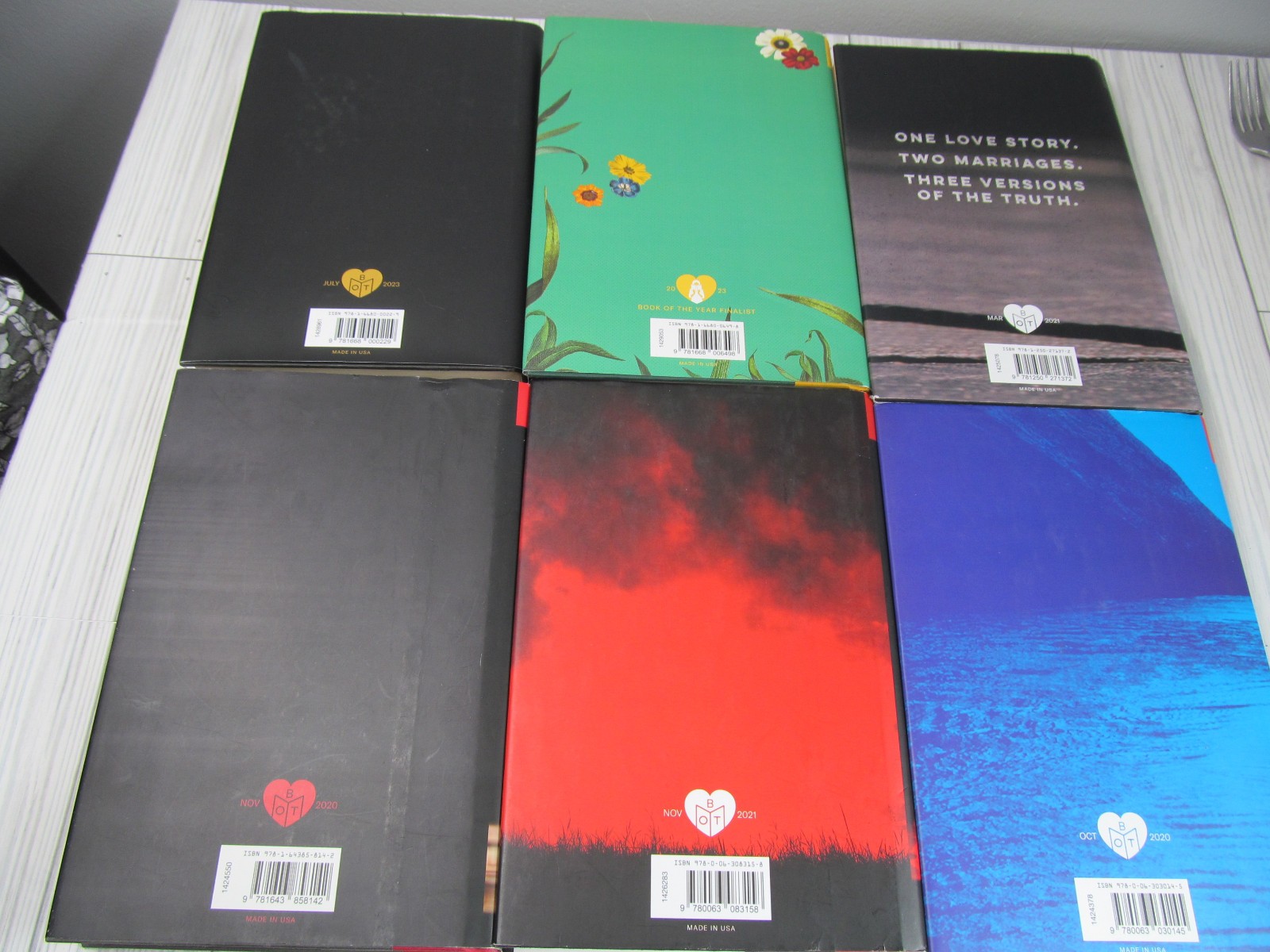 Book Of The Month Lot Of 6 Books Various Authors 2020s HC Chole Gong Shark Heart
