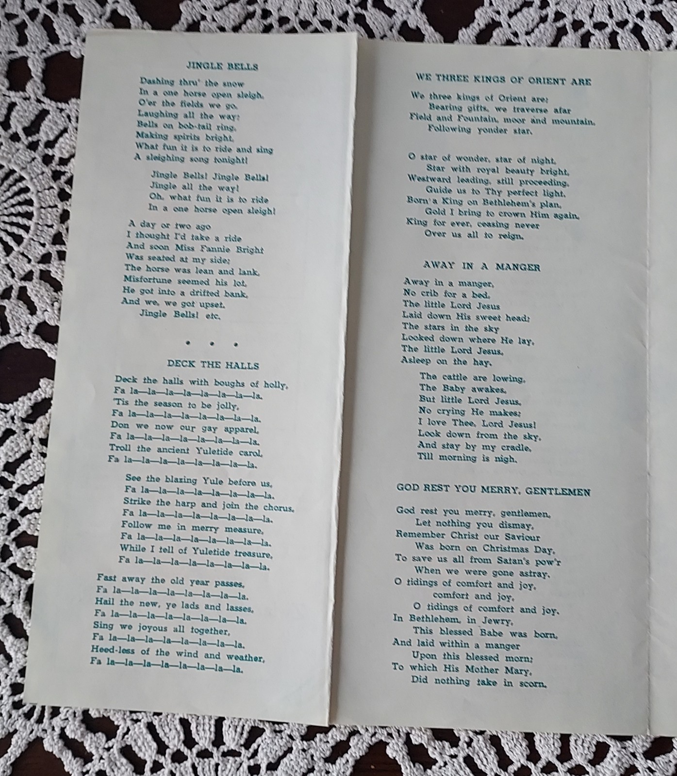 Vtg Wesotych Swiat Merry Christmas Phamphlet Book Songs Polish National Alliance