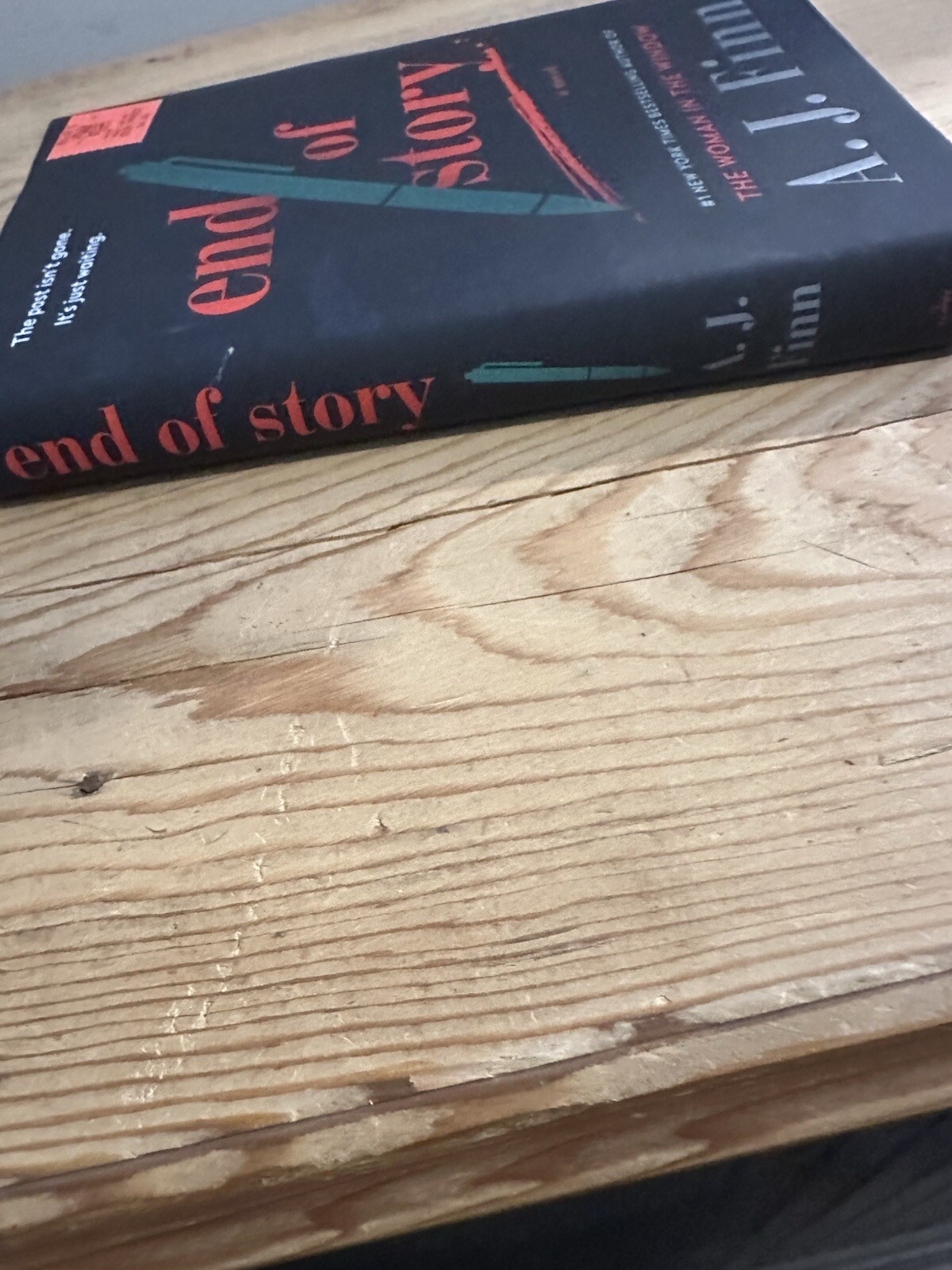 END OF STORY A.J.FINN 2024 HC DJ BOOK