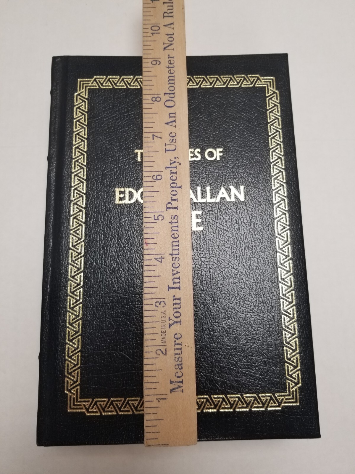 Tales of Edgar Allan Poe Leather Bound Gold Edge Ribbon Bookmark Luxury Edition