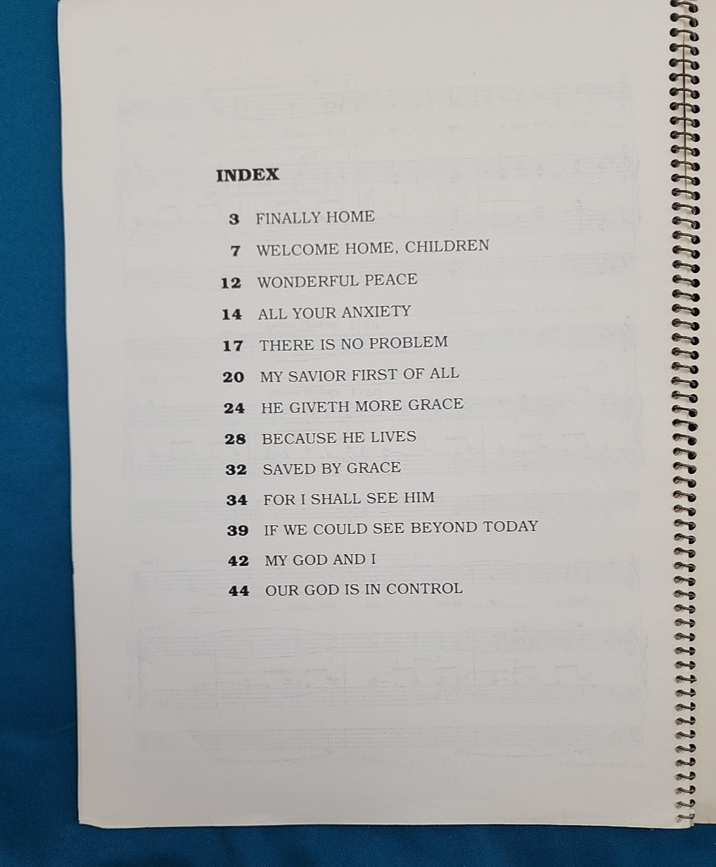 Finally Home arranged Dick Torrans Songs for Homegoing Music Song Book Sheet