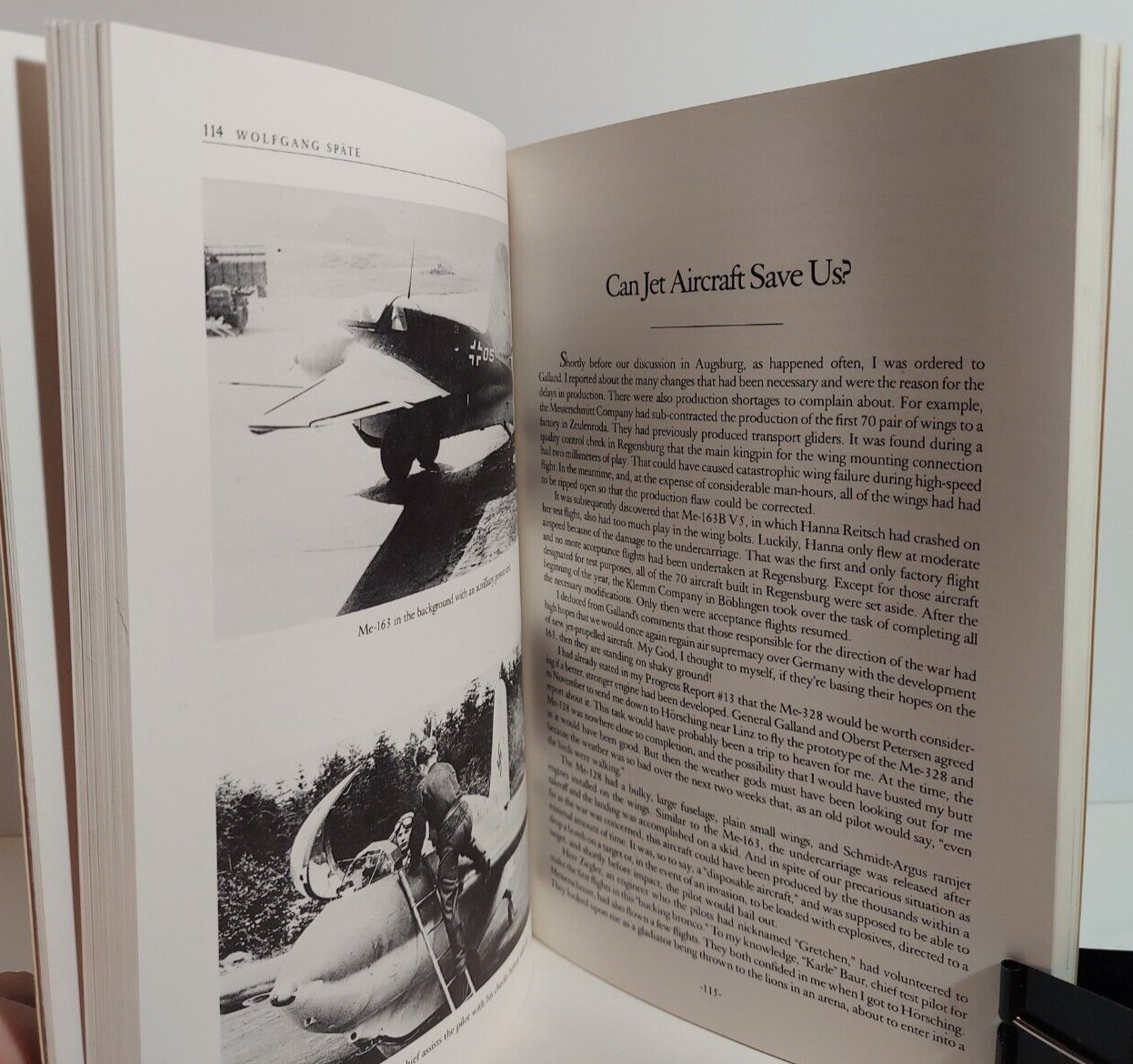 Top Secret Bird: The Luftwaffe’s Me-163 Comet by Wolfgang Spate, 1989 1st Print