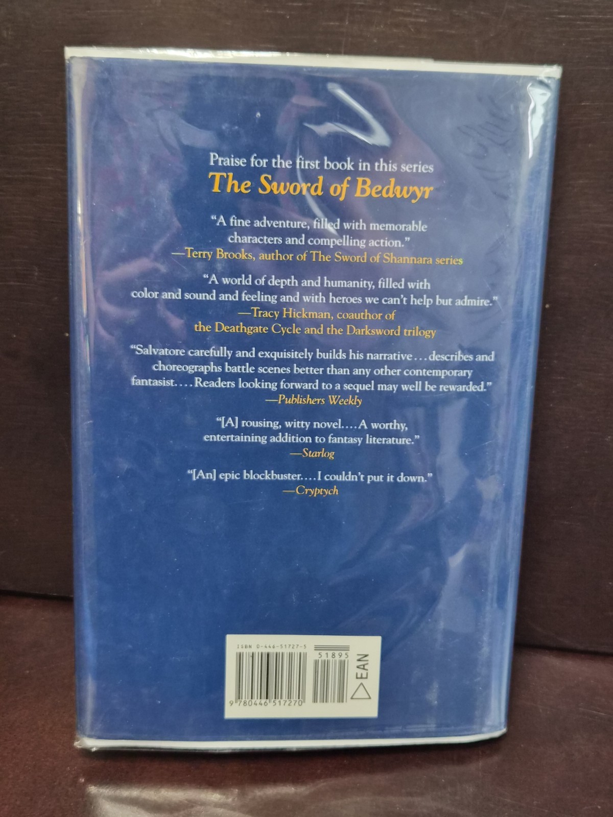Luthien’s Gamble R.A. Salvatore 1996 1st Ed 1st Printing HCDJ VG Mylar