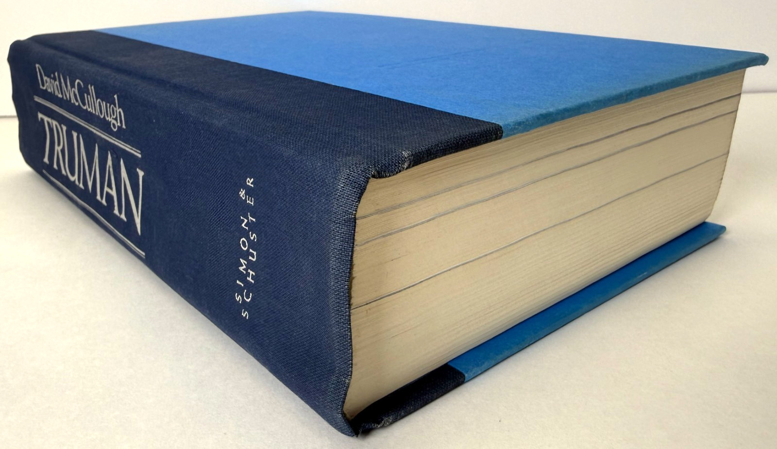 Truman (Pulitzer) David McCullough 1992 1st edition, 1st printing in Mylar, VG
