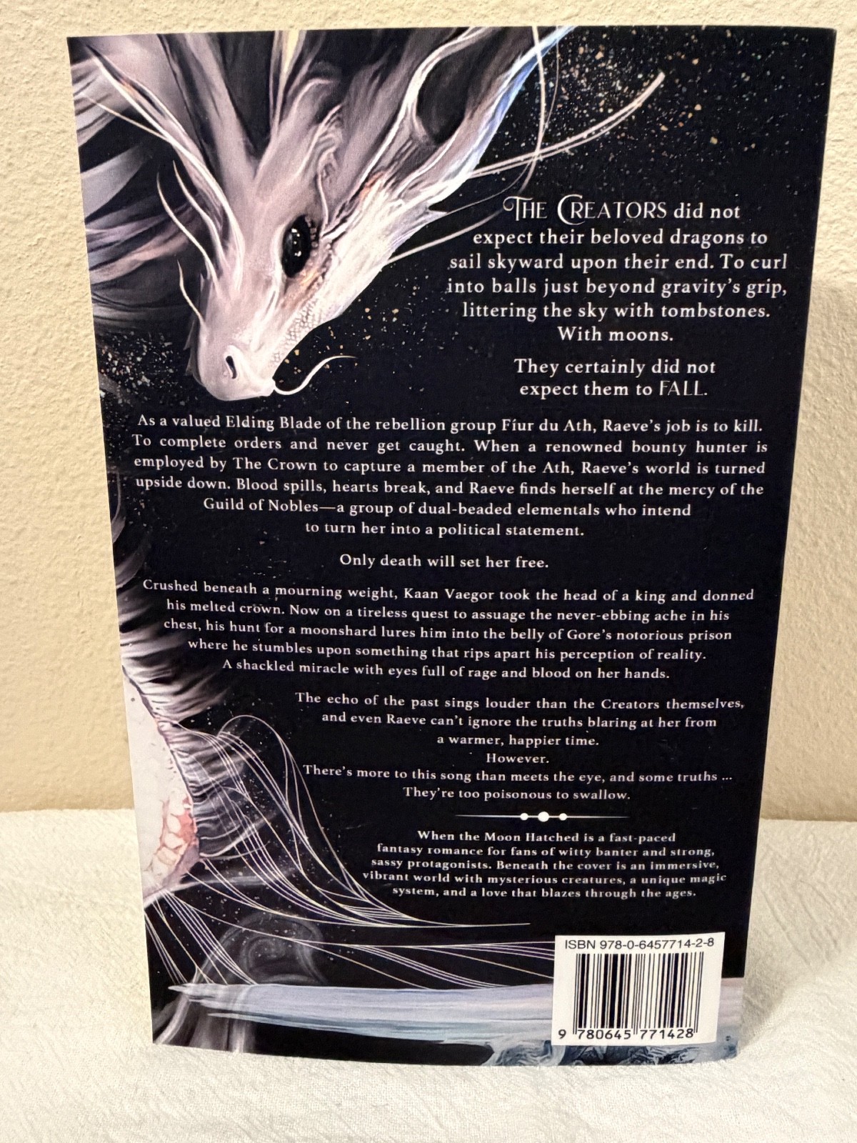 WHEN THE MOON HATCHED by Sarah A. Parker (2023) Self Published Paperback