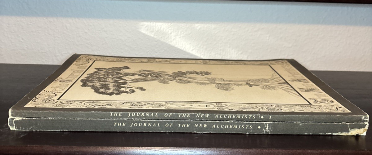 The Journal of The New Alchemists Volumes 1 and 2 oversized PPKs Good Condition
