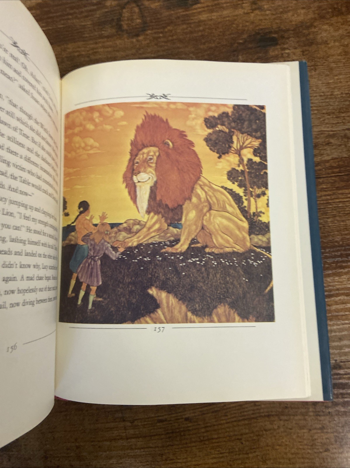 The Lion, the Witch, and the Wardrobe, by Lewis.1983, HCDJ. Illus.by M Hague VG