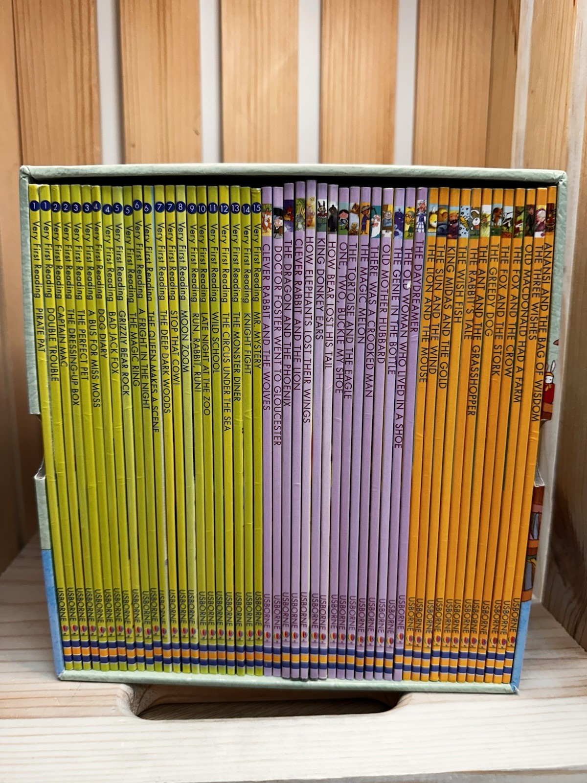 My First Reading Library by Usborne ~ 50 Learning to Read Books Box Set ~