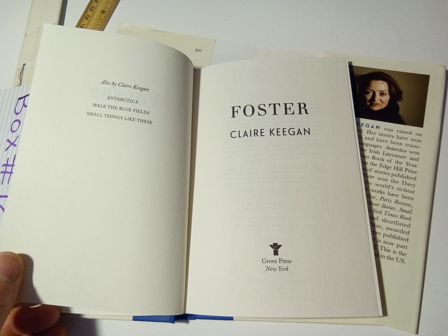 FOSTER – CLAIRE KEEGAN ( FIRST GROVE ATLANTIC PRINTING NOV. 2022 HC SOLD AS IS