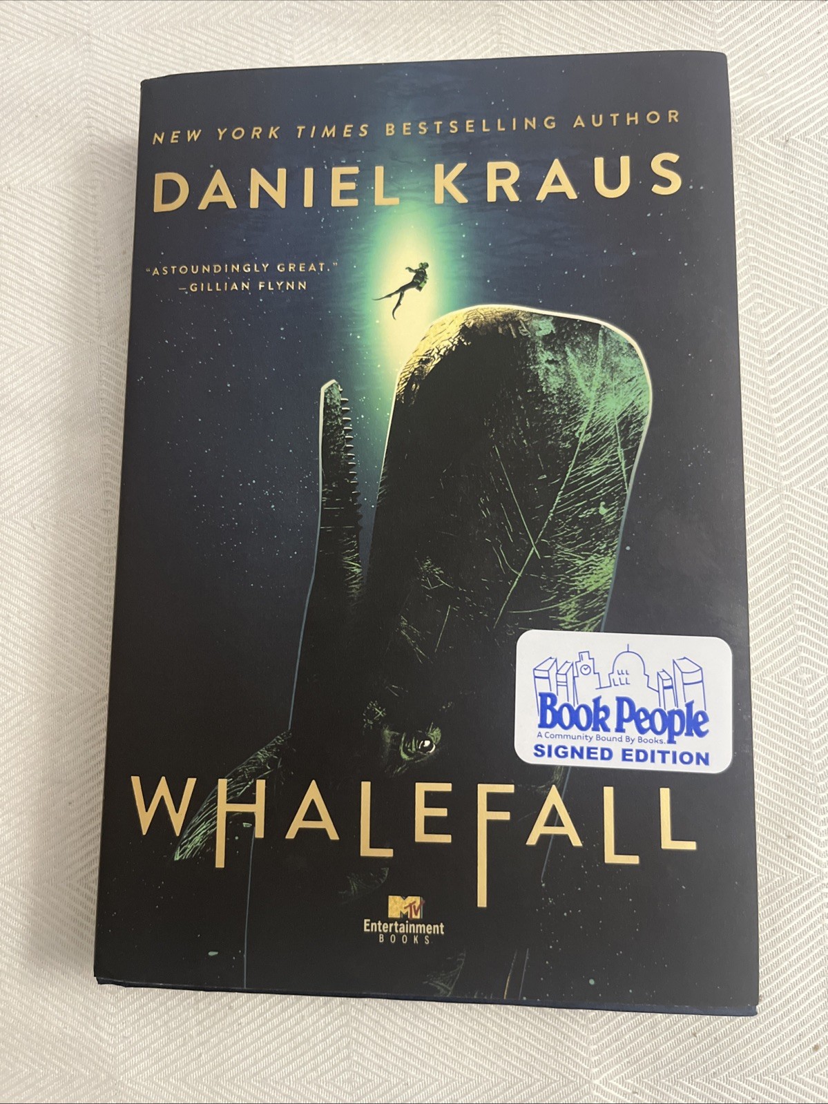 Whalefall, Daniel Kraus. MTV Entertainment 2023. Signed 1st Printing.