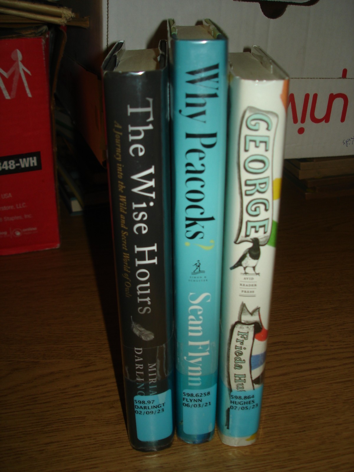 Lot of 3 books about Birds 2020s Magpies/Peacocks/Owls