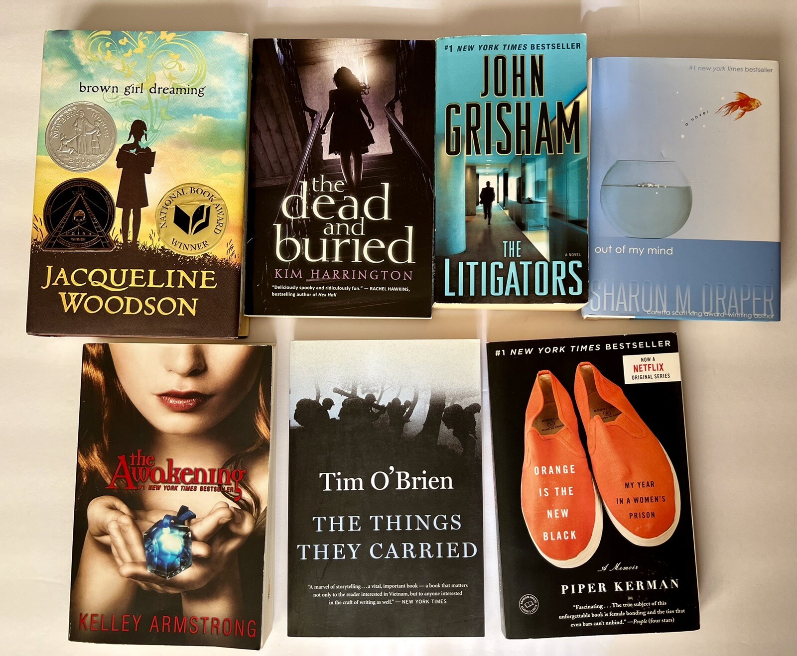 Lot Of 7 Books Pre owned Paperback And Hard Cover Variety Of Titles 4lb 10oz