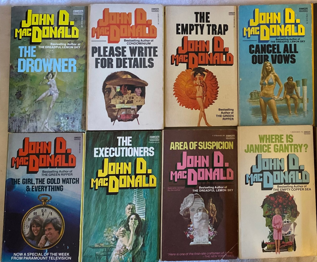 Travis McGee JOHN D MACDONALD LOW Flat Rate Shipping 4 AS MANY GOOD PB U WANT #1