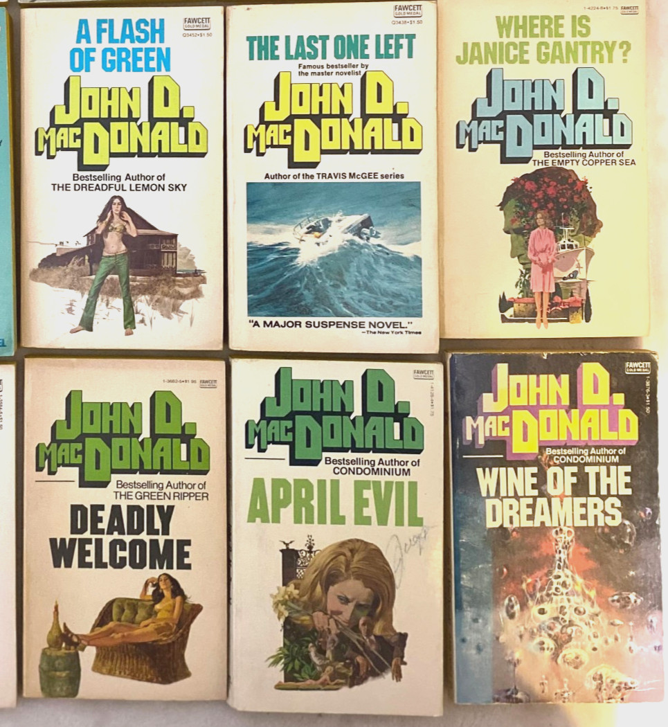 Travis McGee JOHN D MACDONALD LOW Flat Rate Shipping 4 AS MANY GOOD PB U WANT #1