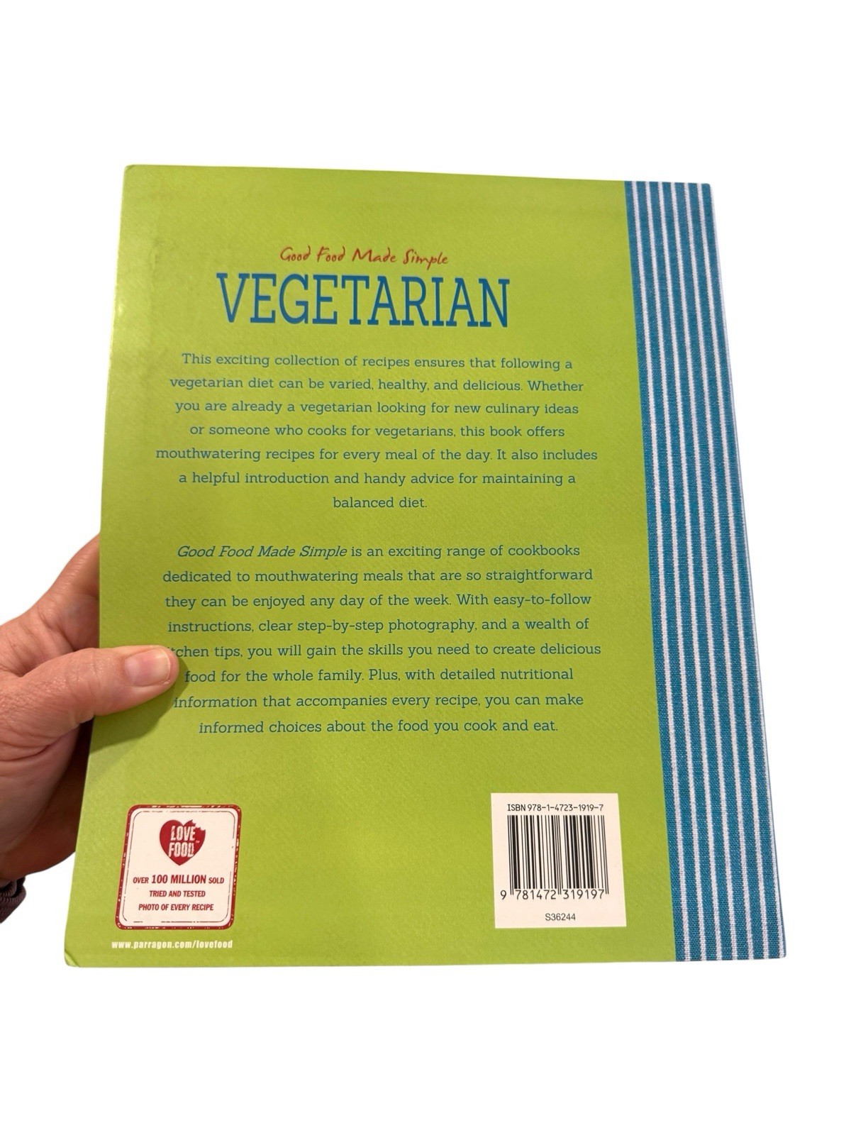 Good Food Made Simple Vegetarian Edited by Fiona Biggs EUC