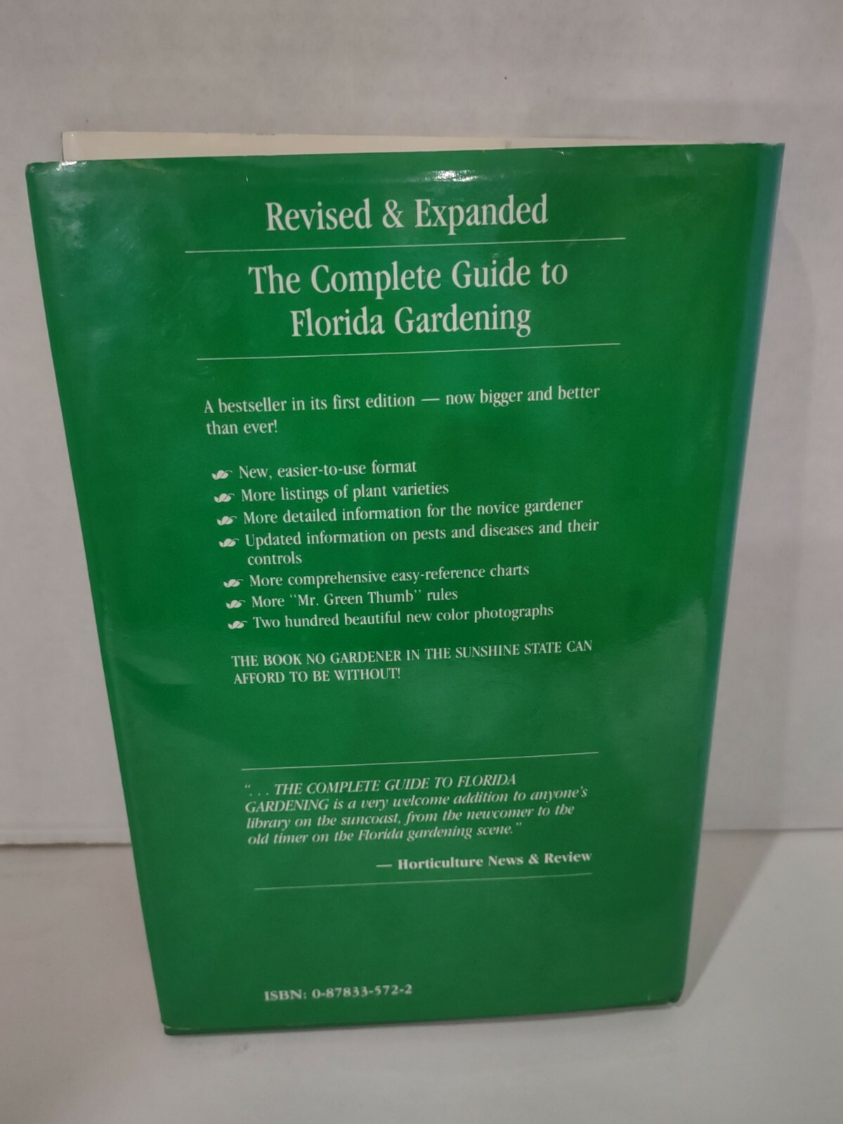 Complete Guide to Florida Gardening Stan DeFreitas 1987 Hardcover