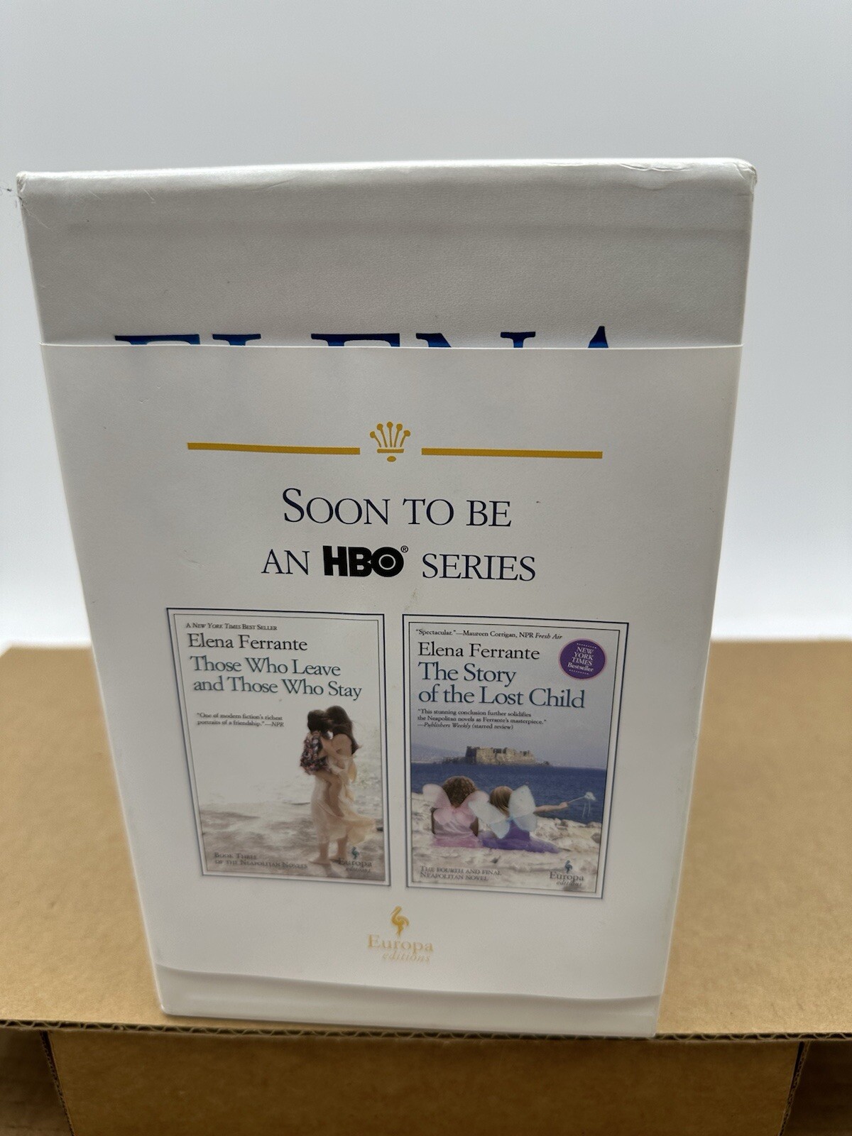 The Neapolitan Novels Boxed Book Set of 4 by Elena Ferrante-Paperback