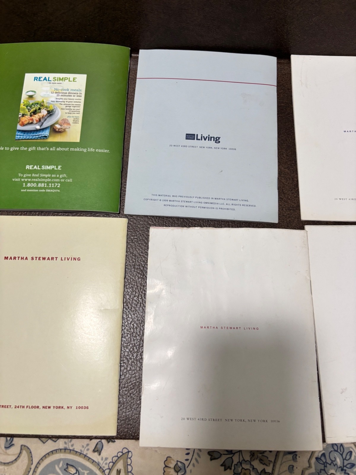 LOT OF MARTHA STEWART GOOD THINGS,HOMEMADE GIFTS&REAL SIMPLE SOLUTIONS PAPERBACK