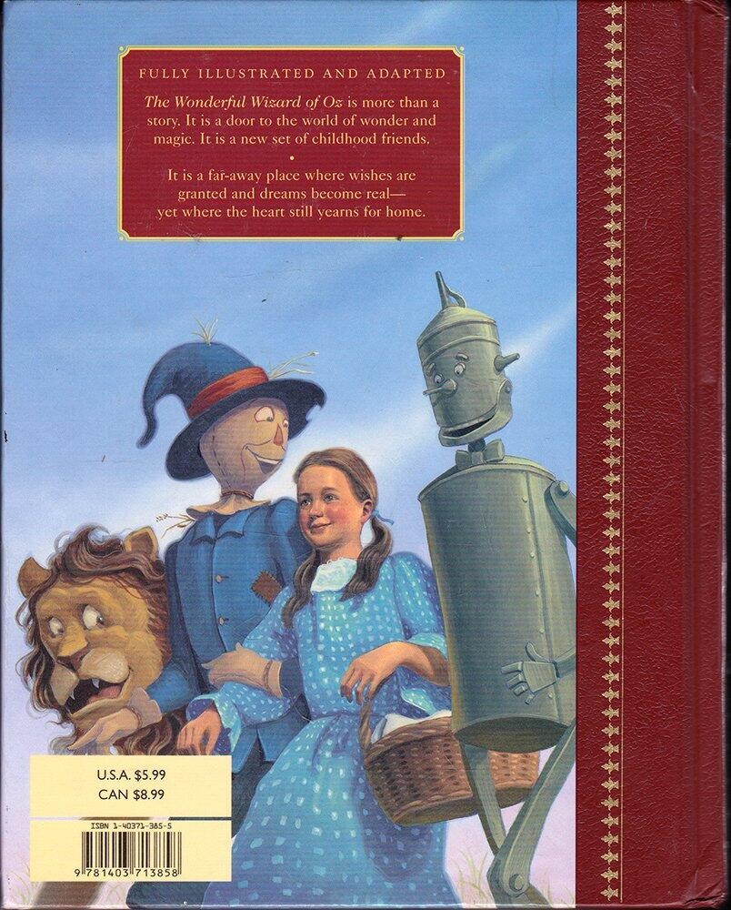 4 HARDCOVER CHILDRENS CLASSICS Peter Pan Pinocchio Wind In Willows Wizard of Oz
