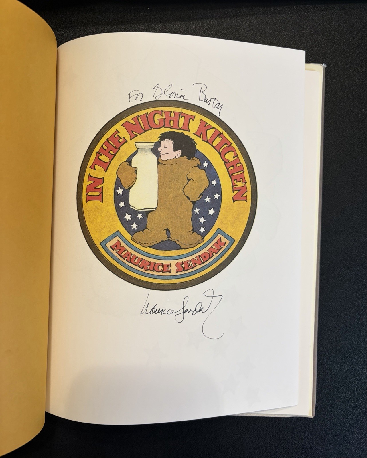 💛 SIGNED In the Night Kitchen M Sendak HCDJ Banned Book ESTATE LIQUIDATION SALE