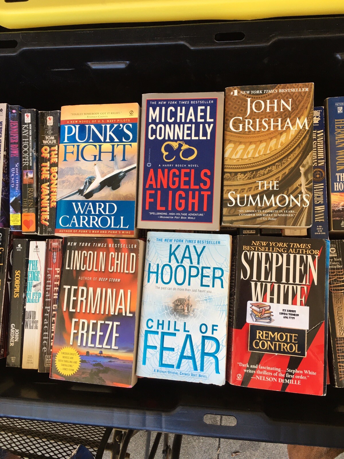 Mix Lot Of 10 Suspense Crime Mystery Thriller Fiction Paperback Books Random