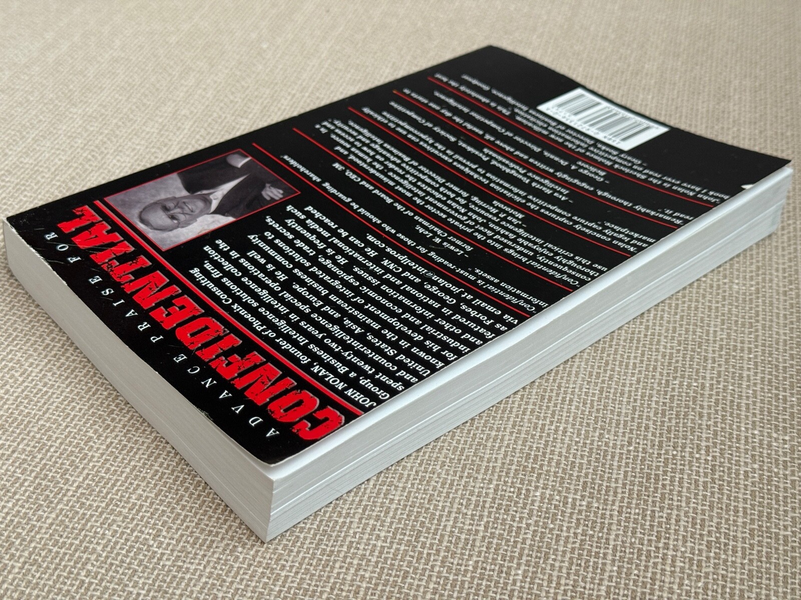 John Nolan CONFIDENTIAL: BUSINESS SECRETS, GETTING THEIRS -OUT OF PRINT