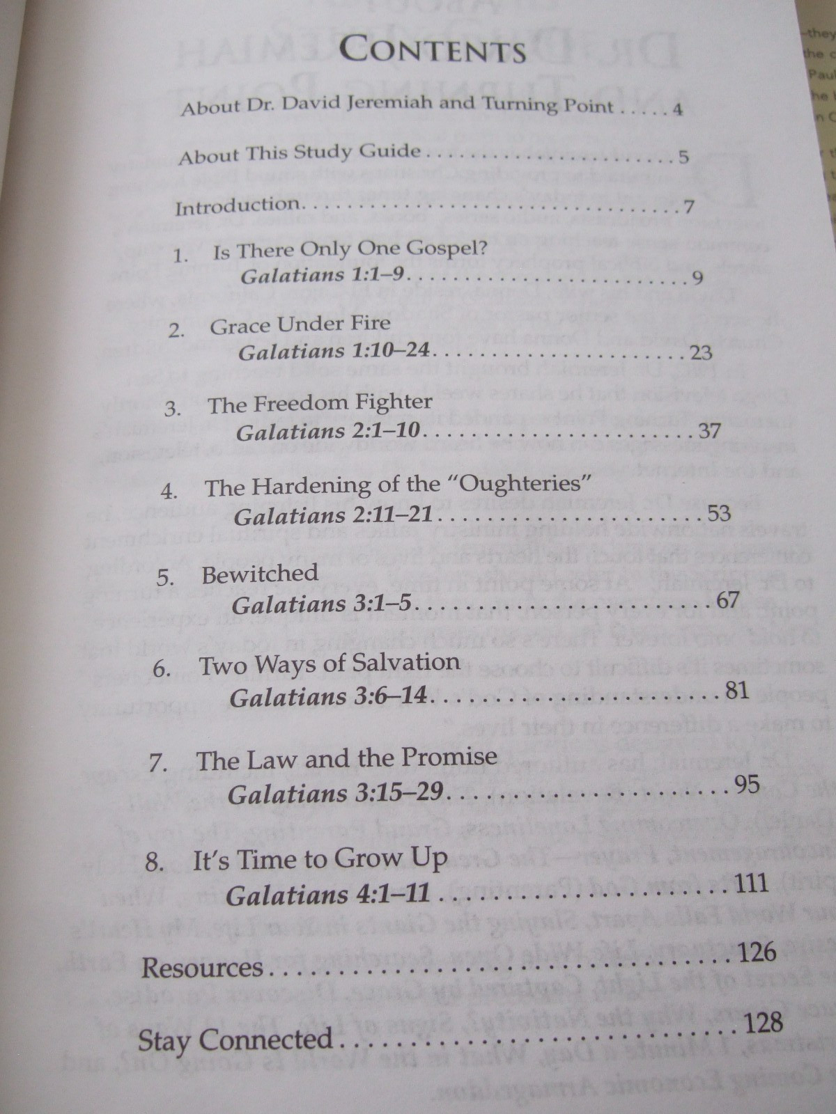 DR. DAVID JEREMIAH STUDY GUIDES CLAIMING FAITH FINDING FREEDOM VOLUMES 1-2