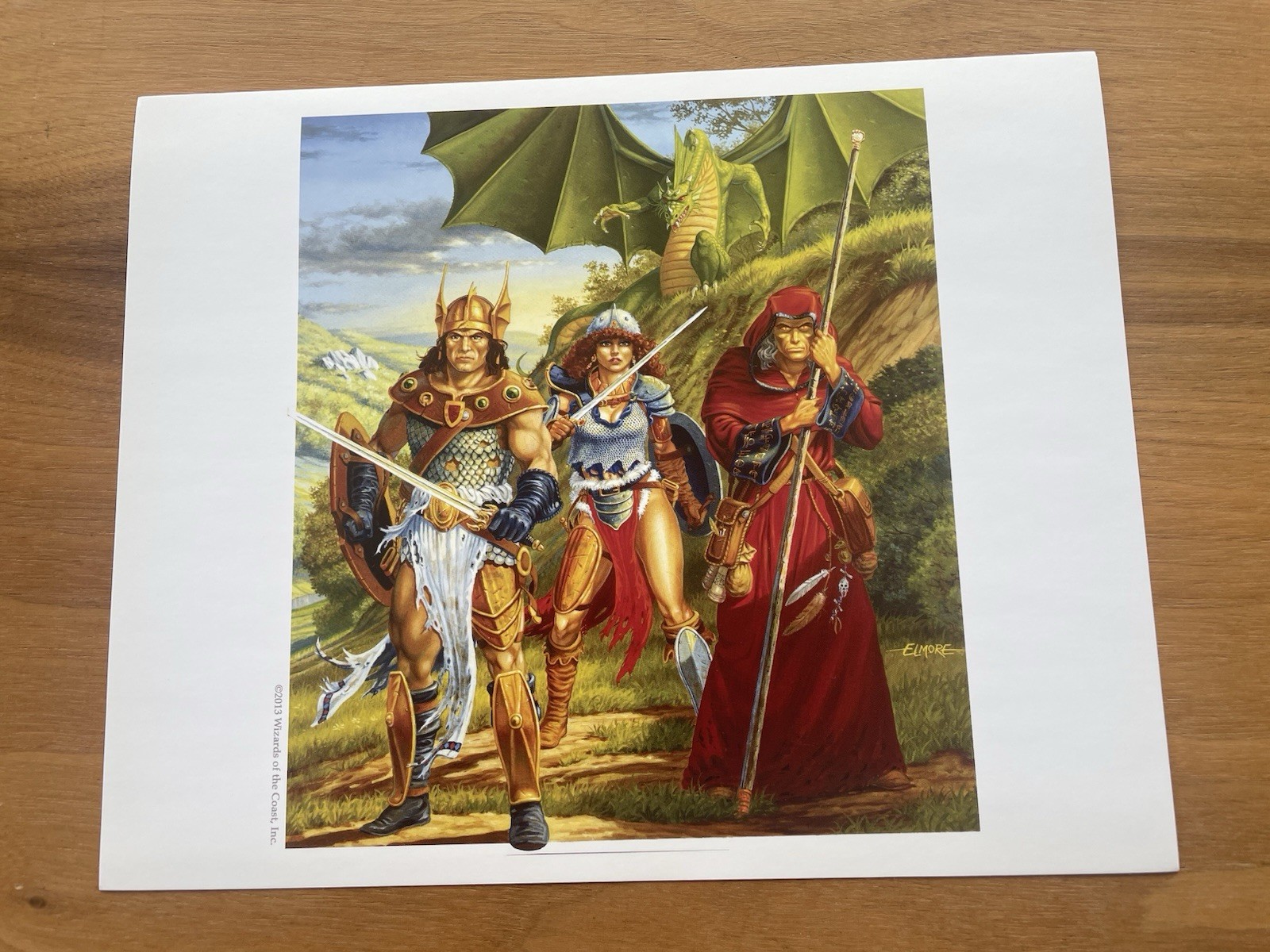 Larry Elmore Black & White Sketchbook – Kickstarter Exclusive PLUS 7 8×11 Prints