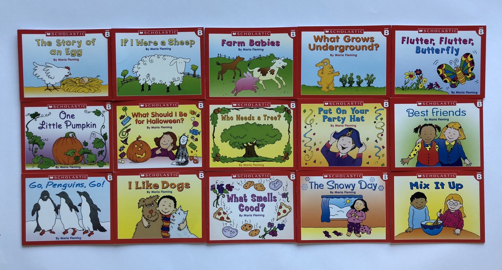 Lot 60 Kindergarten Childrens Books Leveled Readers New