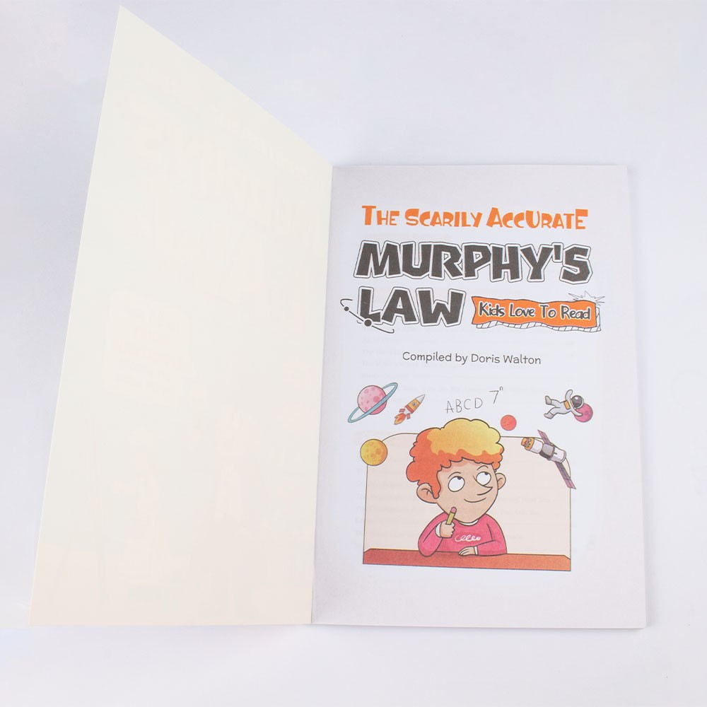 Murphy’s Law Learning Book for Kids 8-12 with 128 Pages Paperback Illustrated OY