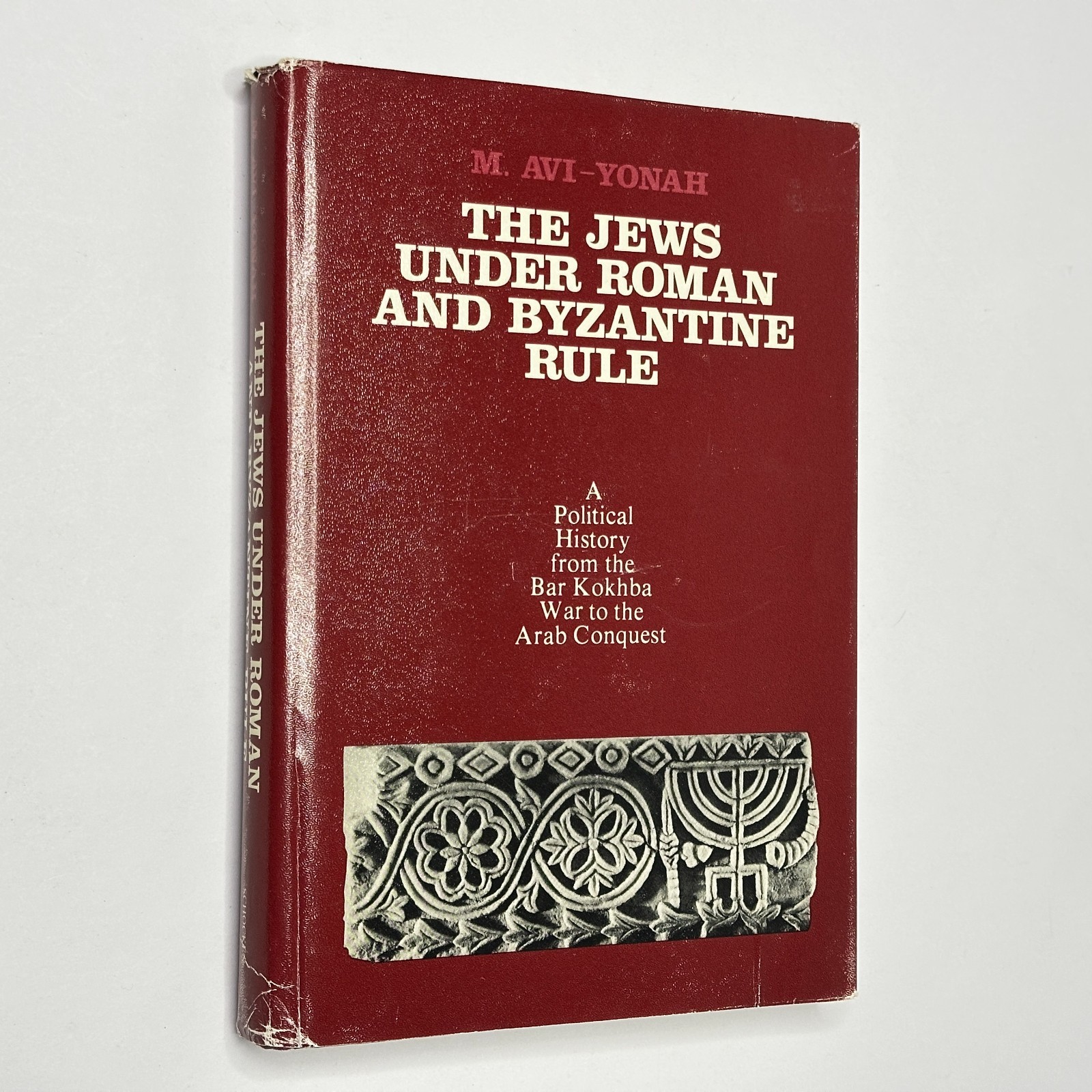 Palestine History “The Jews under Roman & Byzantine Rule” Avi-Yonah (1984, HC)