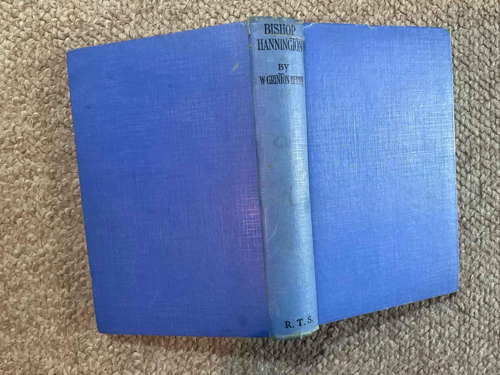 vintage Bishop Hannington book . missionary hero . W G Berry M.A. . 184 pages