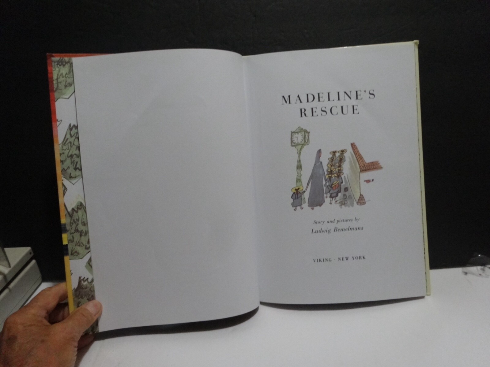 Madeline’s Rescue by Ludwig Bemelmans HC 12.25”x9”