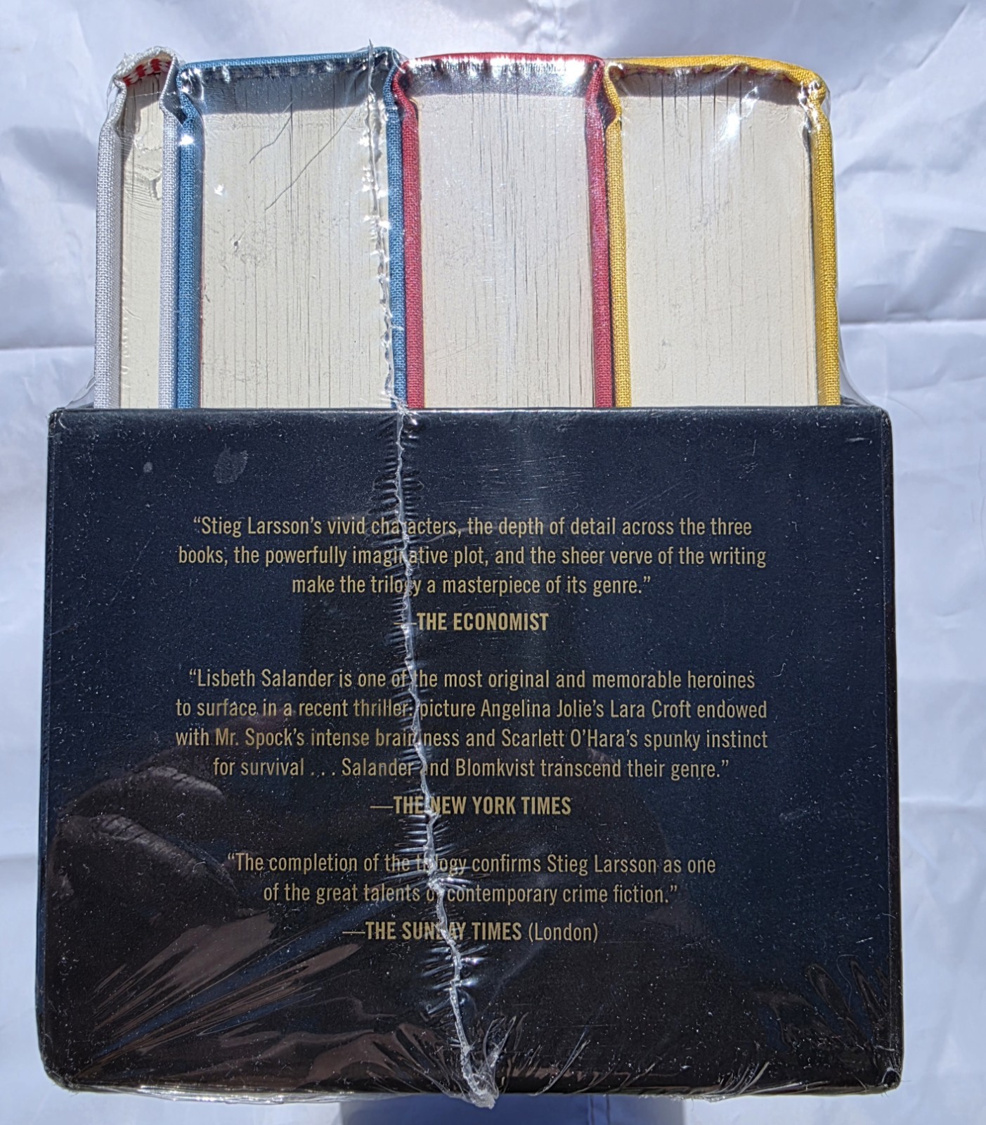 Stieg Larsson The Millennium Trilogy Four Volumes Slipcased Edition Sealed.