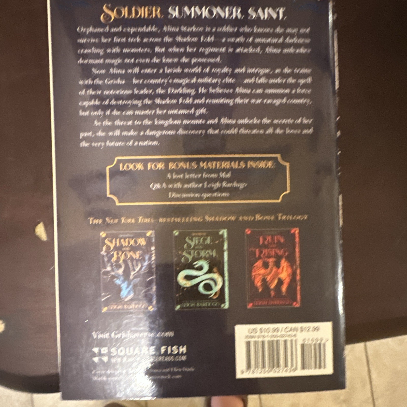 Square Fish Grishaverse Shadow and Bone by Leigh Bardugo Paperback English YA