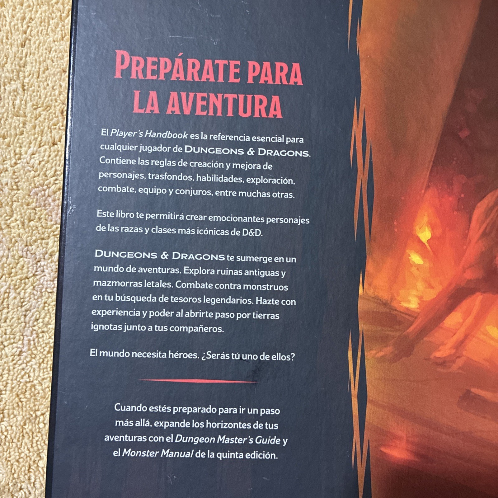 D&D DungeonMaster’s Guide / Player’s Handbook (2020 – Spanish Edition)
