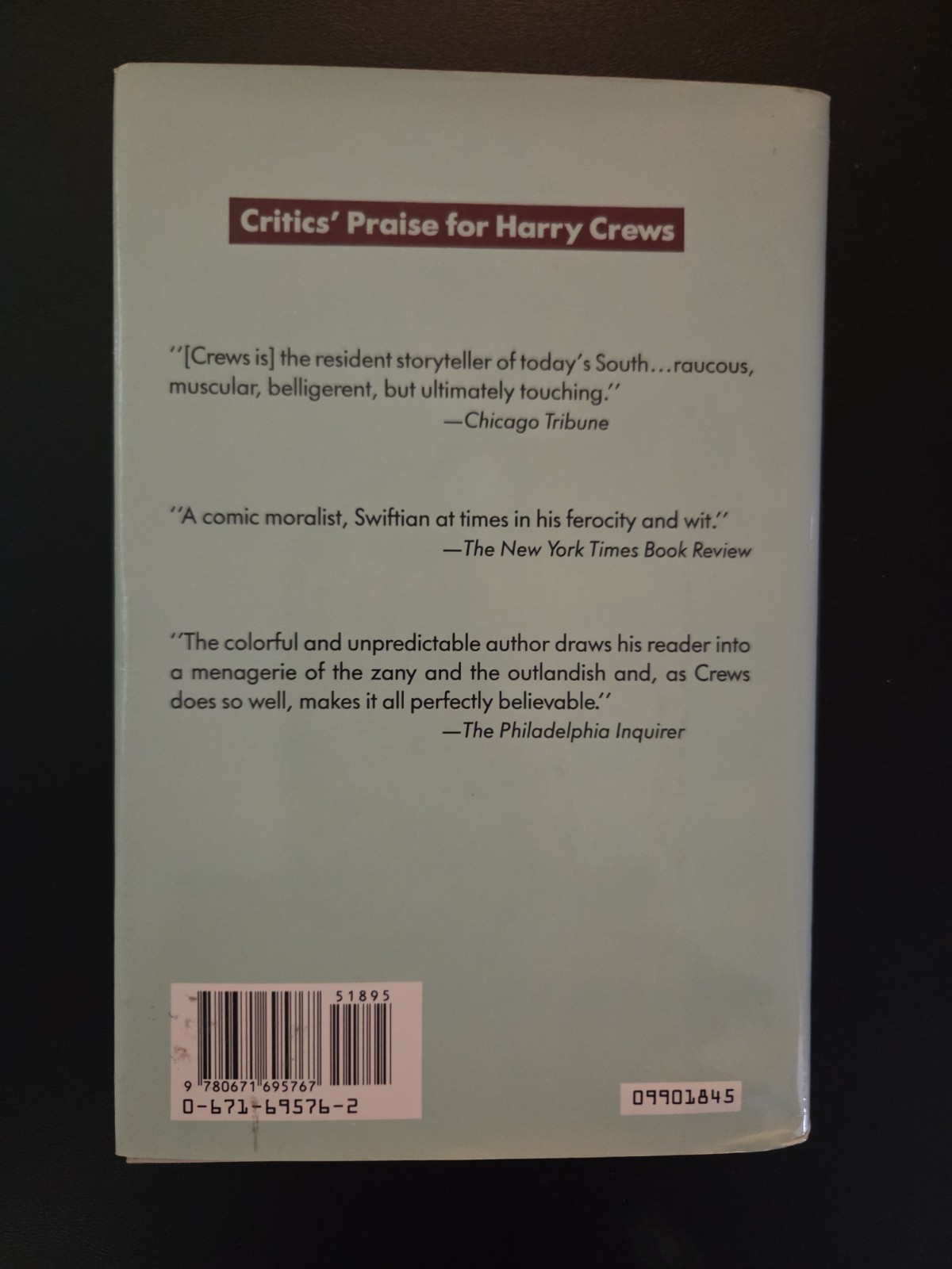 Body by Harry Crews (1990, Hardcover) First Edition/Print, 1st/1st, VG, $18.95