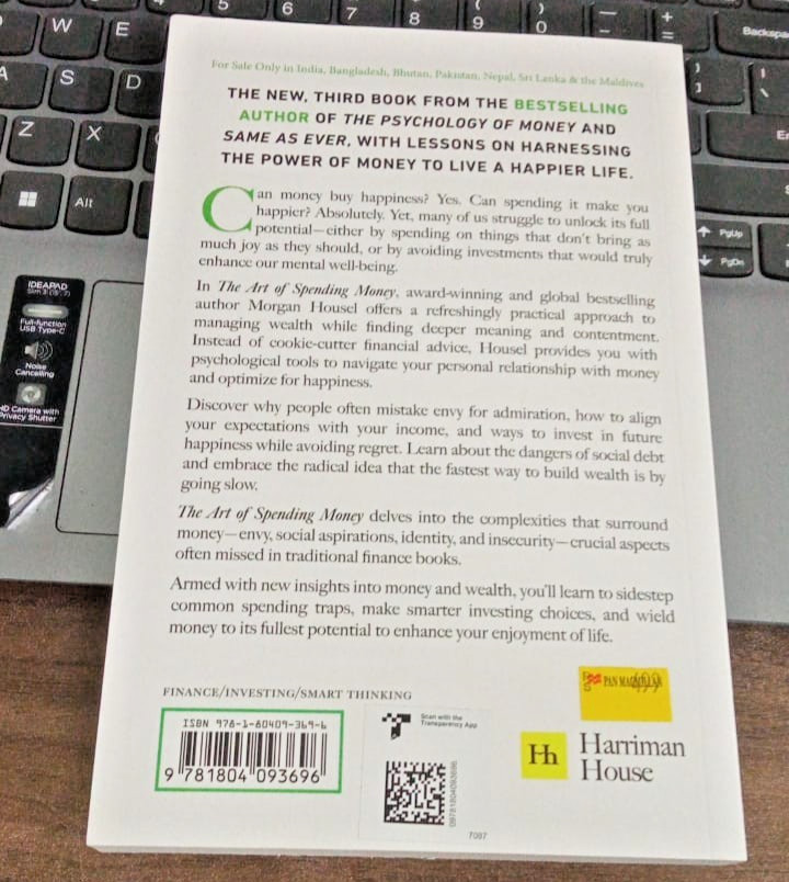 The Art of Spending Money: Simple Choices for a Richer Life by Morgan Housel PB.
